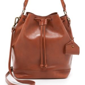 Madewell Lafayette Leather Bucket Bag